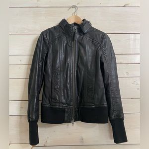 Mackage for Aritzia Elie Lamb Leather Jacket